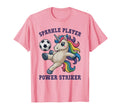 Kawaii Soccer Sparkle Player Unicorn T-Shirt - Fun Novelty Design Unisex - T-Shirt, Sweatshirt, Hoodie