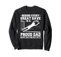 Behind Every Great Save Is Dad Sweatshirt - Aesthetic Graphic for Adults - T-Shirt, Sweatshirt, Hoodie