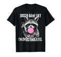Funny Racoon Soccer Mom Game Day Soccer T-Shirt - Custom Art Print Unisex - T-Shirt, Sweatshirt, Hoodie
