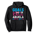Goals Or Bows Abuela Loves You Gender Hoodie - Minimalist Print for Adults - T-Shirt, Sweatshirt, Hoodie