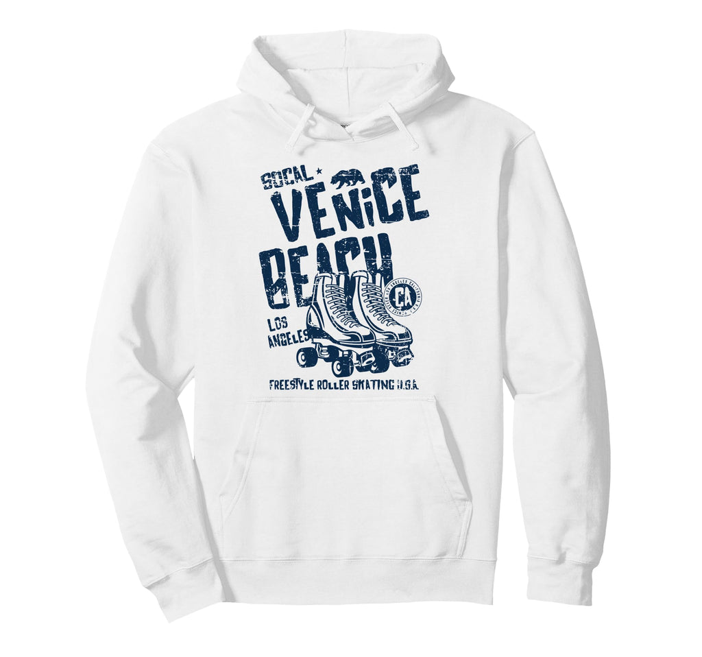 Venice Beach California Roller Skate Hoodie - Novelty Apparel Men Women - T-Shirt, Sweatshirt, Hoodie