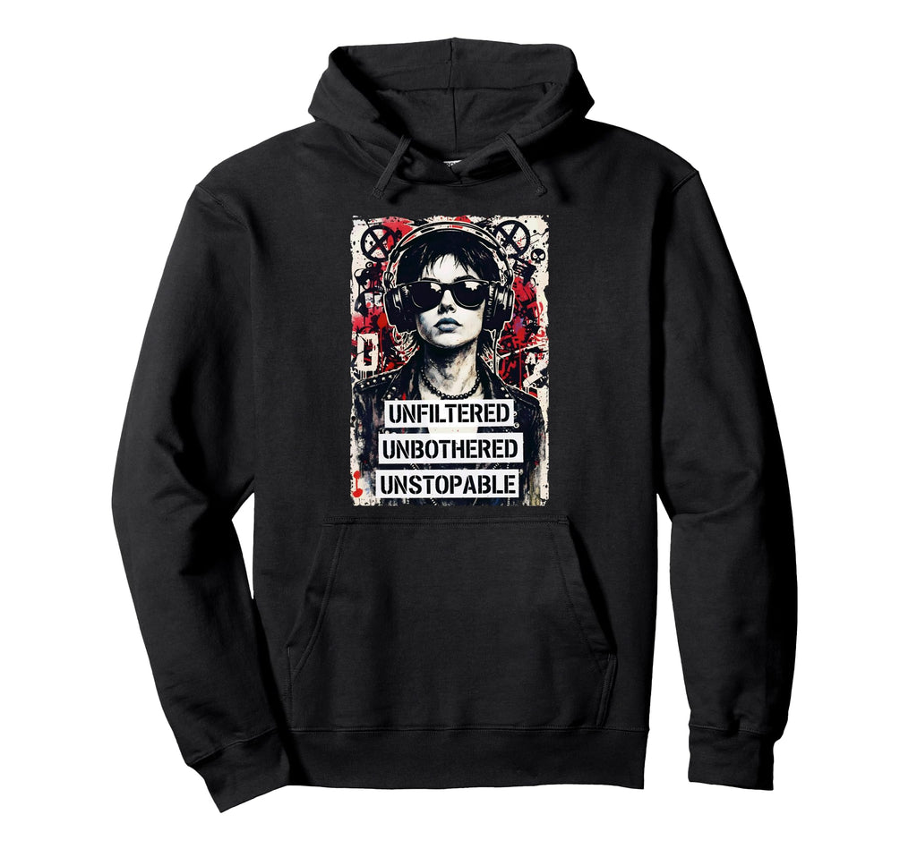 Punk 90S Grunge Urban Street Art Hoodie - Graphic Print Men Women - T-Shirt, Sweatshirt, Hoodie
