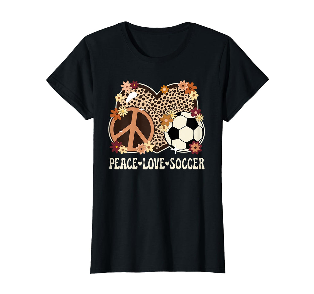 Peace Love Soccer Lover Outfit T-Shirt - Minimalist Print for Adults - T-Shirt, Sweatshirt, Hoodie