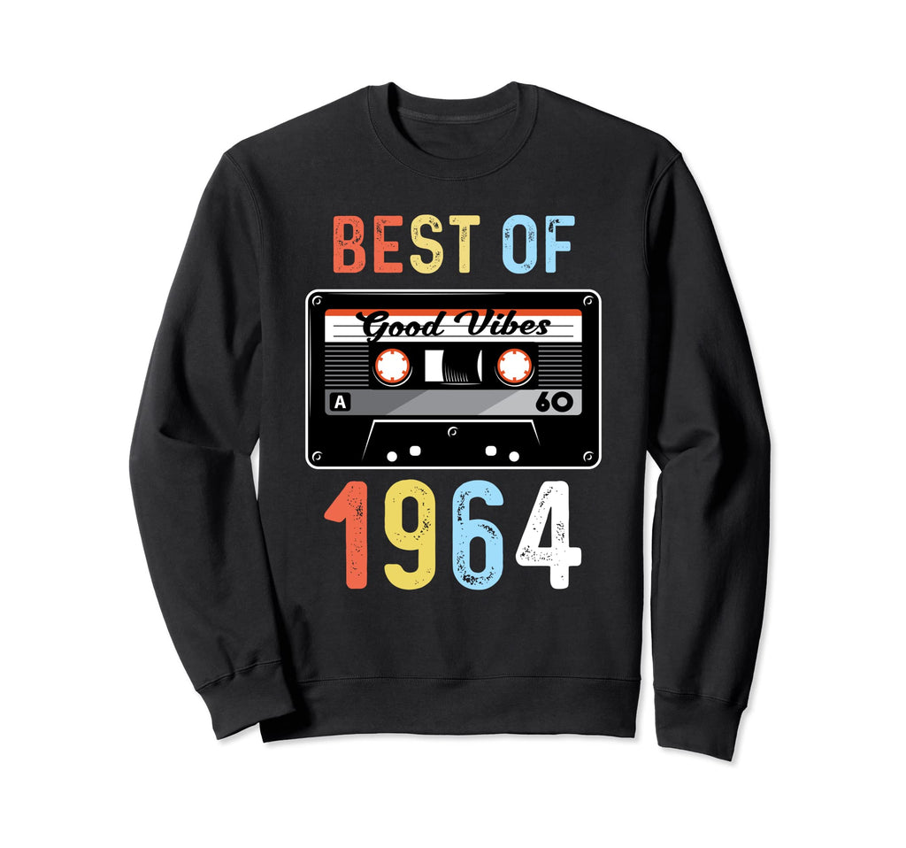 Best 1964 Cassette Tape Sweatshirt - Novelty Apparel Unisex - T-Shirt, Sweatshirt, Hoodie