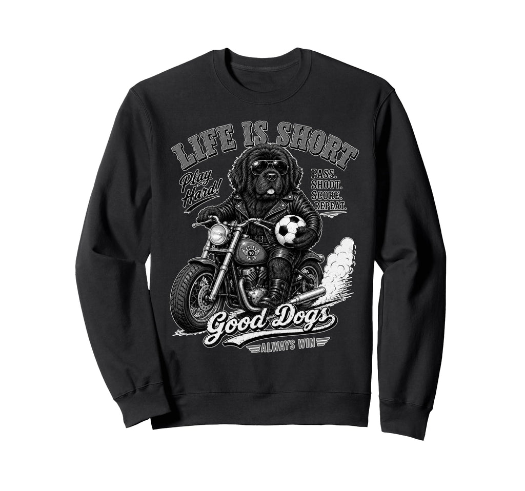 Newfoundland Motorbike Love Sweatshirt - Streetwear Style Men Women - T-Shirt, Sweatshirt, Hoodie