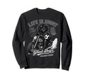 Newfoundland Motorbike Love Sweatshirt - Streetwear Style Men Women - T-Shirt, Sweatshirt, Hoodie