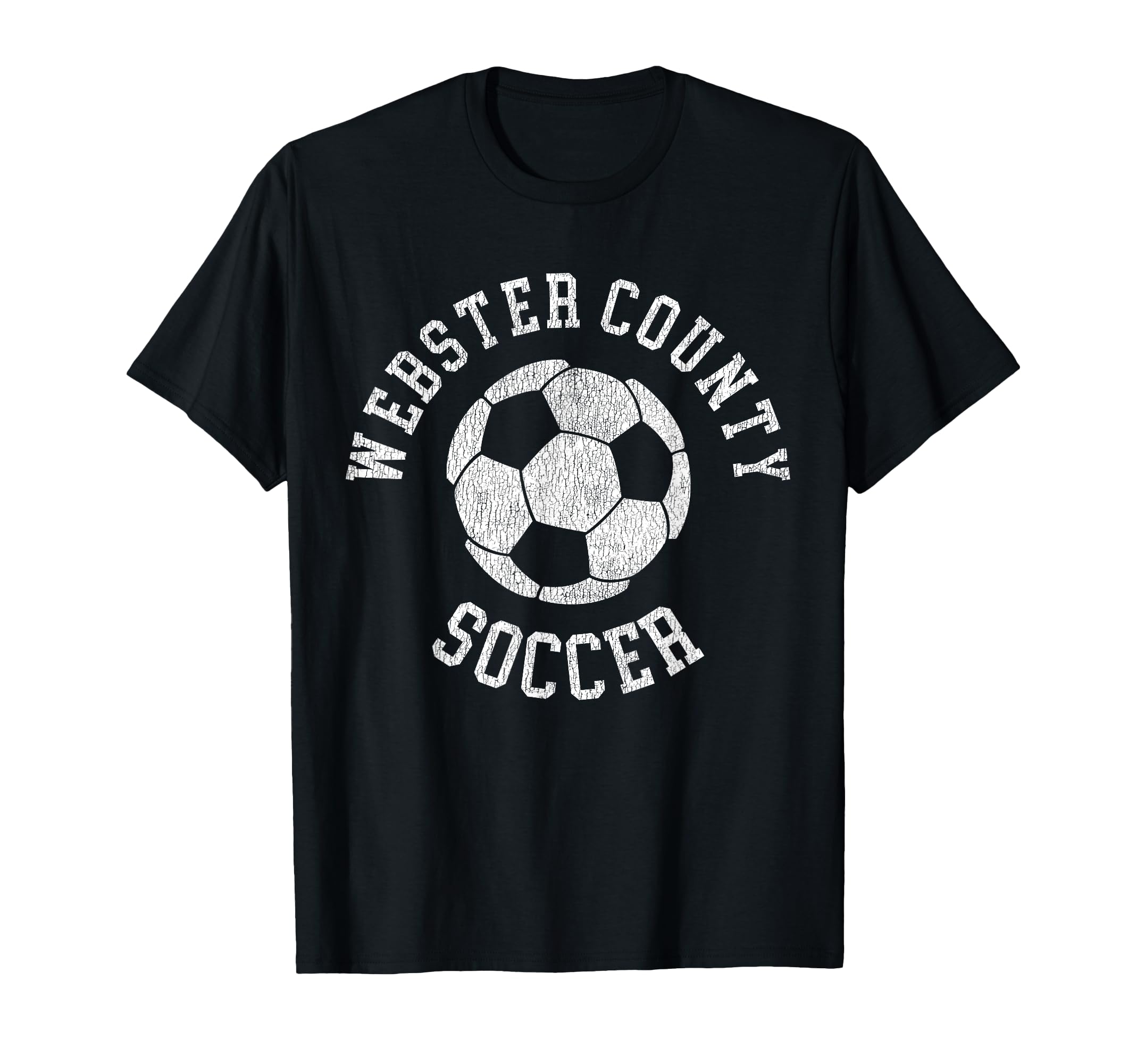 Webster County Soccer Distressed 90S T-Shirt - Trendy Graphic Men Women - T-Shirt, Sweatshirt, Hoodie