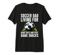 Living Game Days And Post Game Snacks T-Shirt - Novelty Apparel for Adults - T-Shirt, Sweatshirt, Hoodie