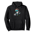 Funny T Rex Playing Soccer Fans Hoodie - Aesthetic Graphic for Adults - T-Shirt, Sweatshirt, Hoodie