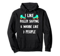 Roller Skating Roller Skates Driving Hoodie - Custom Art Print for Adults - T-Shirt, Sweatshirt, Hoodie