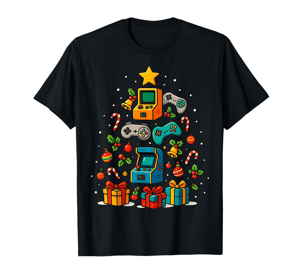 Arcade Games Slot Machine Gaming Tree T-Shirt - Trendy Graphic Unisex - T-Shirt, Sweatshirt, Hoodie