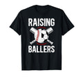 Raising Ballers Soccer Baseball Dad T-Shirt - Custom Art Print for Adults - T-Shirt, Sweatshirt, Hoodie