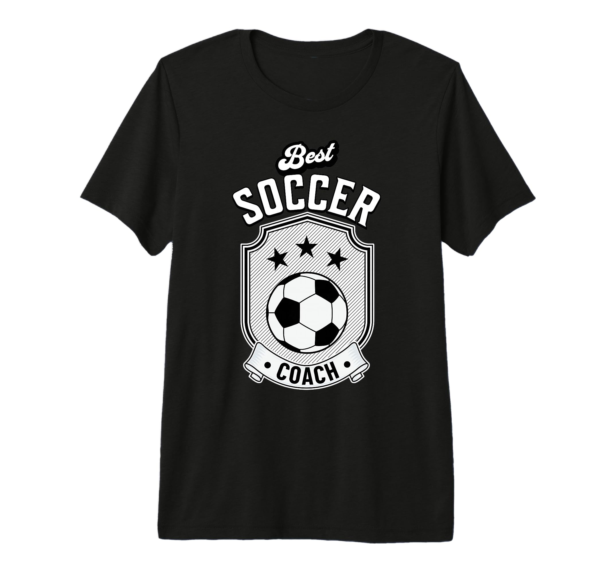 Fun Gift Best Soccer Coach Tri Blend T-Shirt - Minimalist Print Men Women - T-Shirt, Sweatshirt, Hoodie