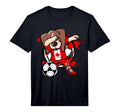 Dabbing Beagle Dog Canada Soccer T-Shirt - Minimalist Print for Adults - T-Shirt, Sweatshirt, Hoodie