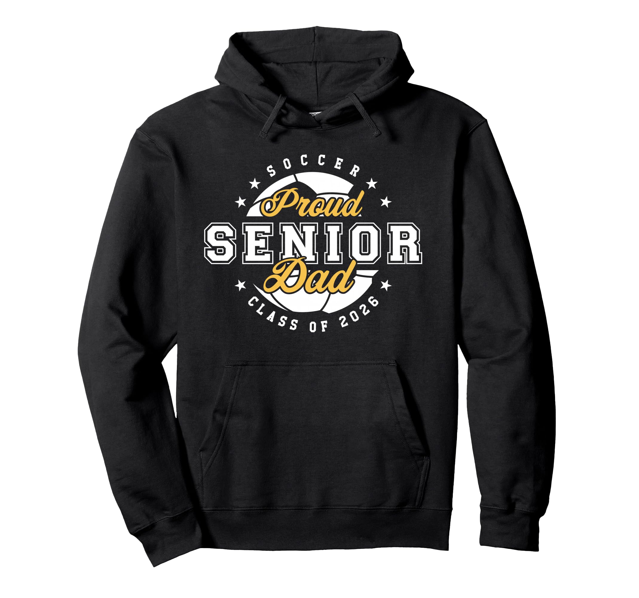 Proud Dad Soccer Player Senior Year Hoodie - Graphic Print for Adults - T-Shirt, Sweatshirt, Hoodie