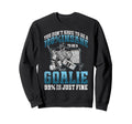 Ice Hockey Goalie Goalkeeper You Sweatshirt - Aesthetic Graphic Unisex - T-Shirt, Sweatshirt, Hoodie