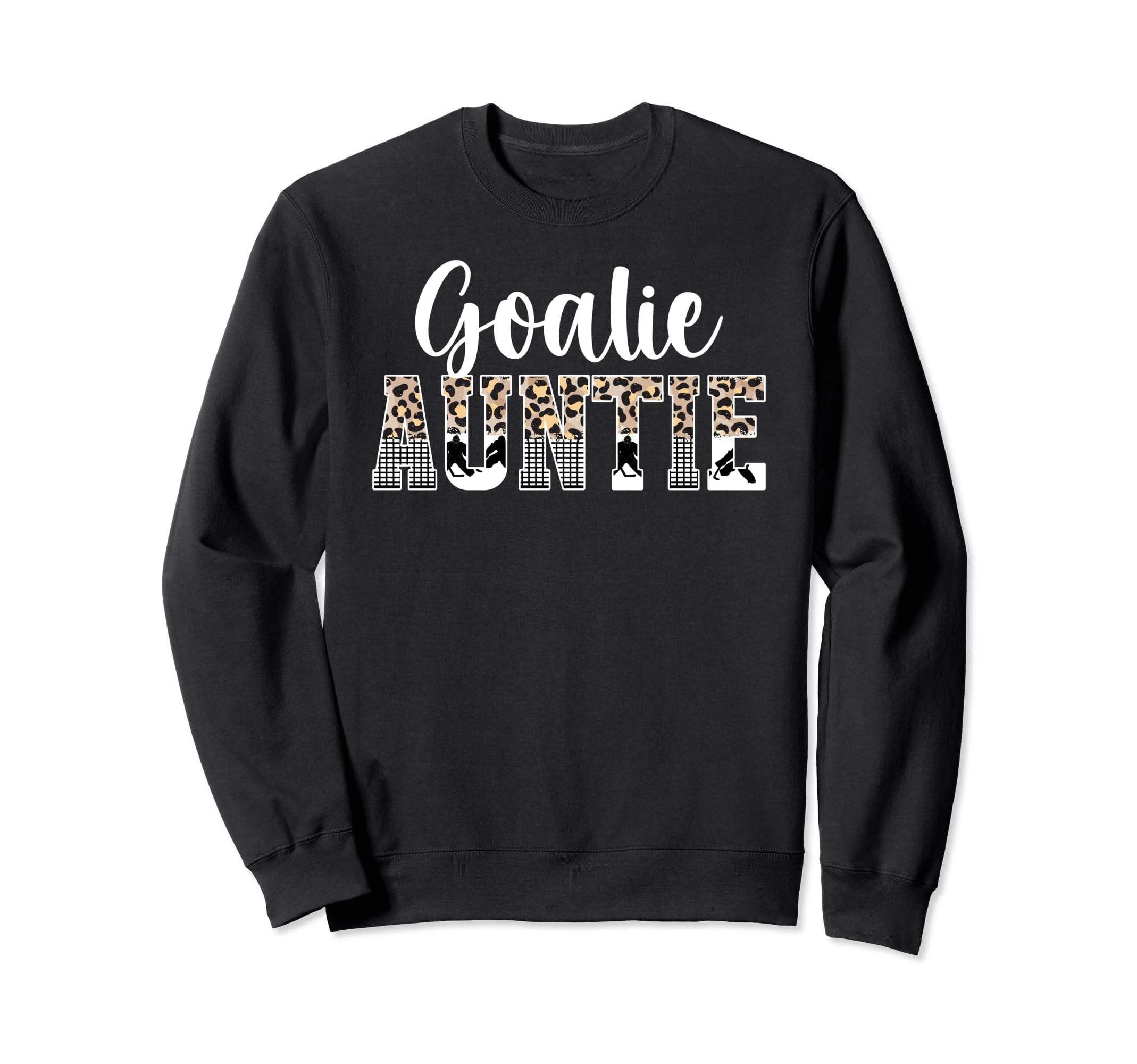 Ice Hockey Goalie Auntie Hockey Sweatshirt - Minimalist Print Unisex - T-Shirt, Sweatshirt, Hoodie