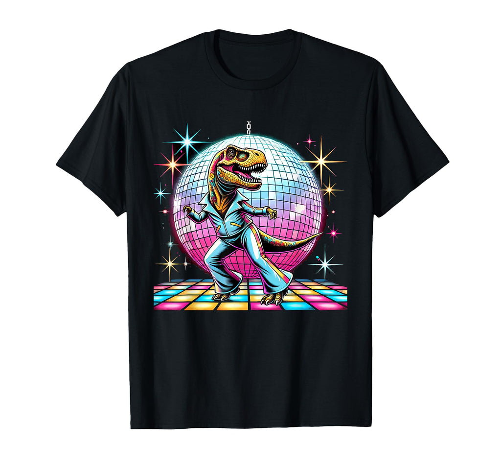 Aesthetic T Rex Disco T-Shirt - Streetwear Style Unisex - T-Shirt, Sweatshirt, Hoodie