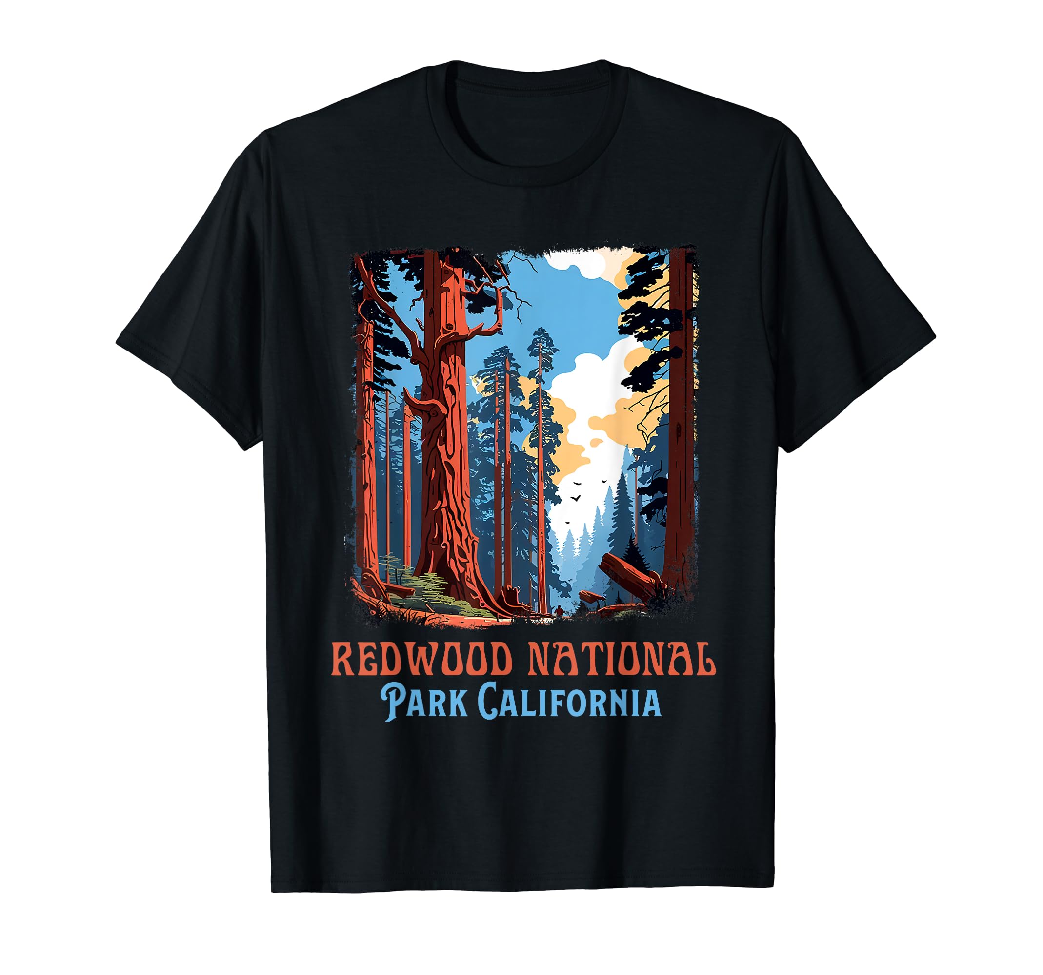 Humboldt Redwood National Parks Us T-Shirt - Unique Graphic for Adults - T-Shirt, Sweatshirt, Hoodie