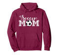 Soccer Mom Soccer Mama Checkered Hoodie - Trendy Graphic for Adults - T-Shirt, Sweatshirt, Hoodie