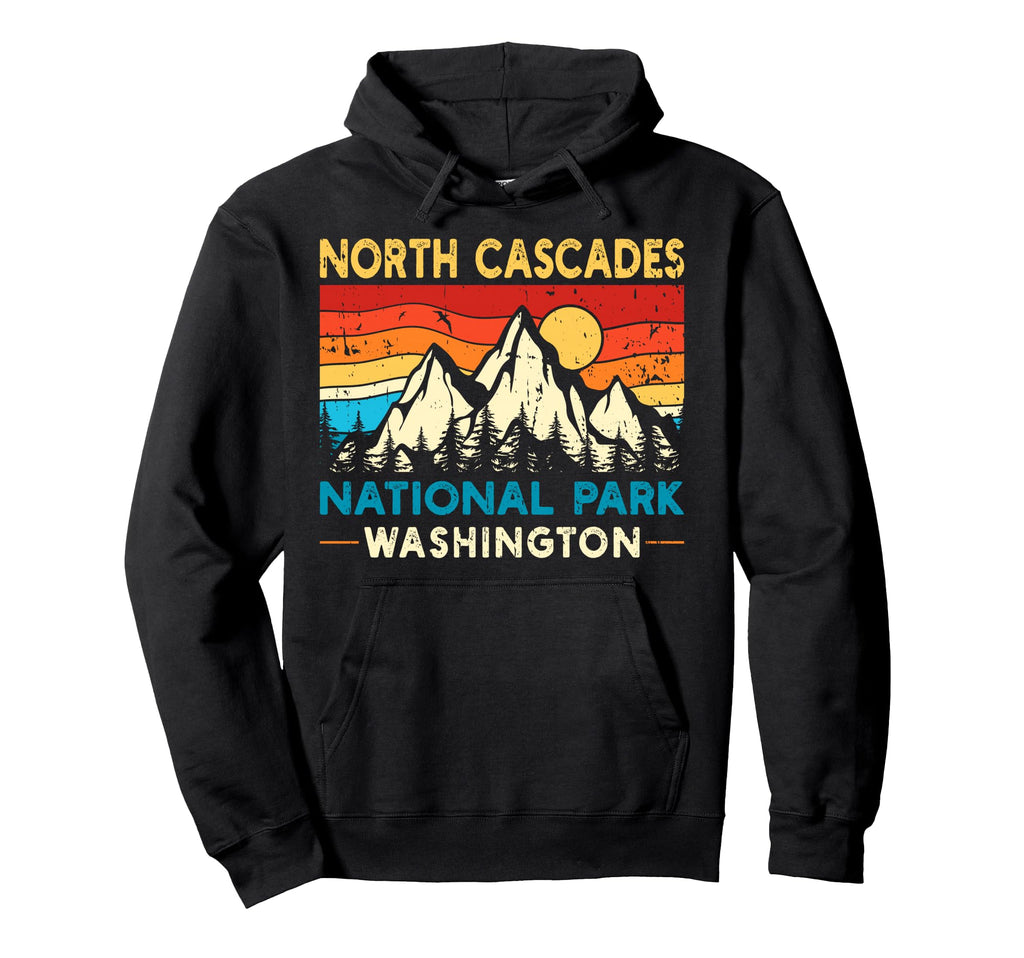 North Cascades National Park Hoodie - Novelty Apparel Men Women - T-Shirt, Sweatshirt, Hoodie