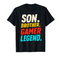 Son Brother Gamer Legend Video Game T-Shirt - Trendy Graphic Men Women - T-Shirt, Sweatshirt, Hoodie