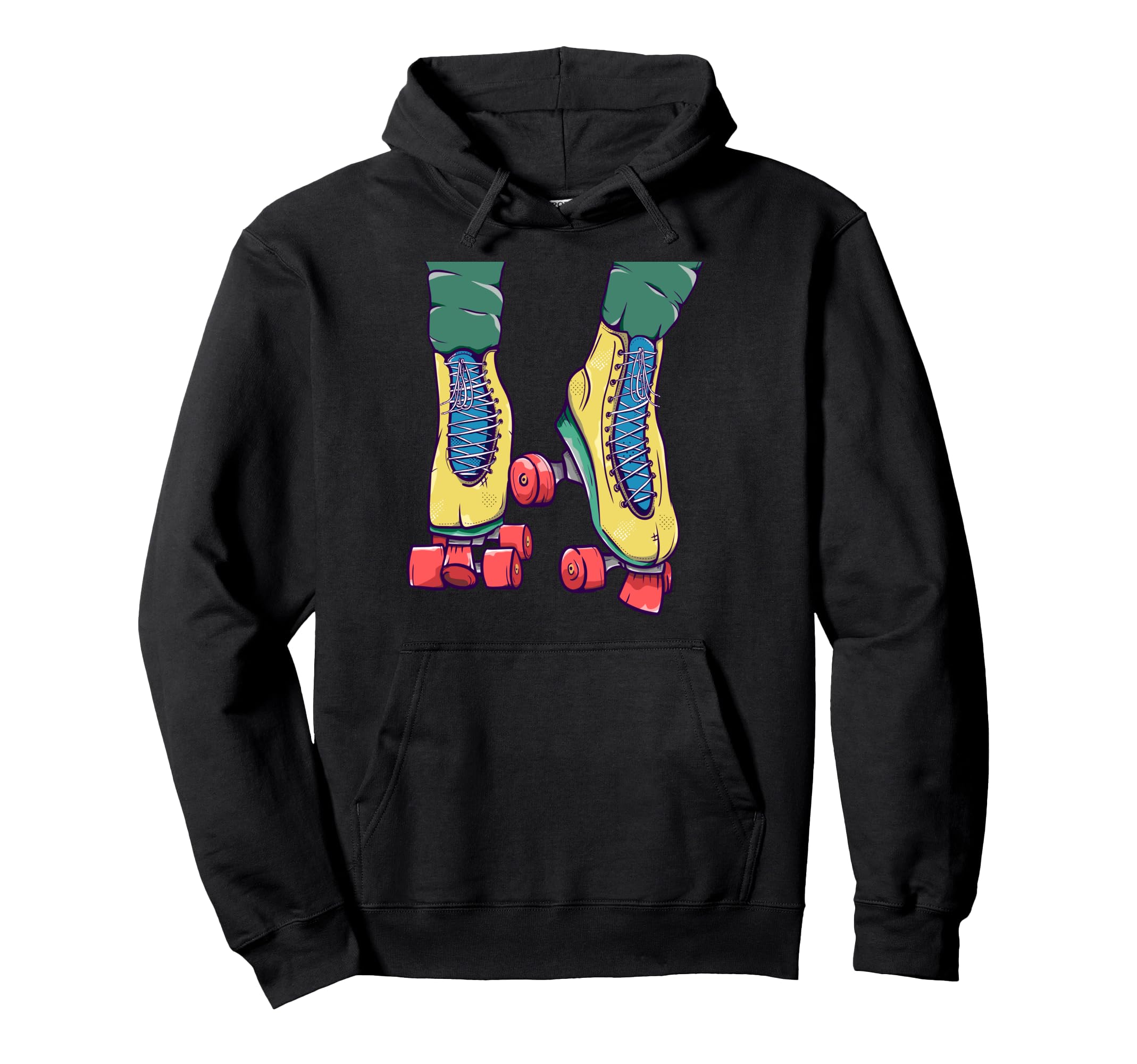 Roller Skating Roller Skates Hoodie - Aesthetic Graphic Unisex - T-Shirt, Sweatshirt, Hoodie