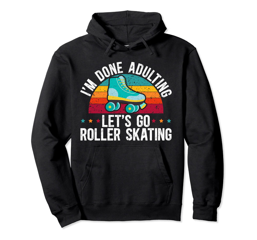 Roller Skating Roller Skater Hoodie - Custom Art Print for Adults - T-Shirt, Sweatshirt, Hoodie