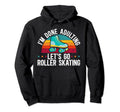 Roller Skating Roller Skater Hoodie - Custom Art Print for Adults - T-Shirt, Sweatshirt, Hoodie