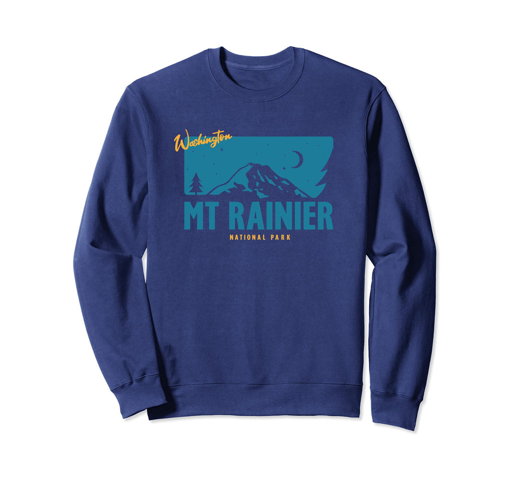 Washington Mount Rainier National Park Sweatshirt - Trendy Graphic Unisex - T-Shirt, Sweatshirt, Hoodie