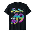 Rolling Into 19 Roller Skates T-Shirt - Casual Everyday Wear for Adults - T-Shirt, Sweatshirt, Hoodie
