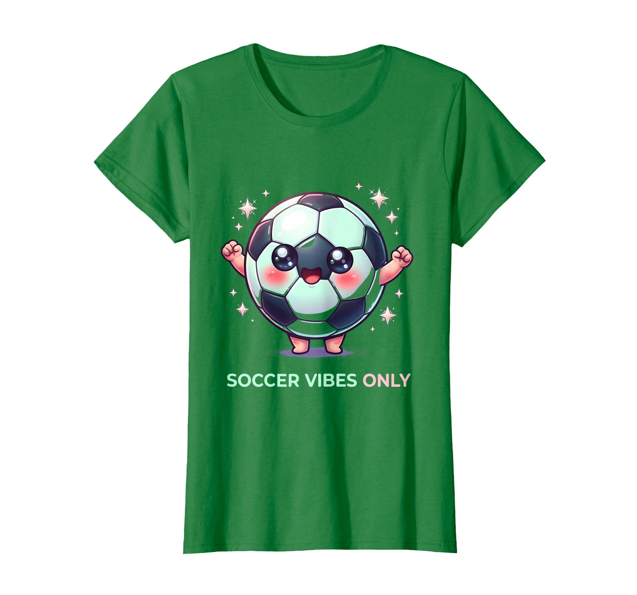 Soccer Vibes Only Bold T-Shirt - Unique Graphic Men Women - T-Shirt, Sweatshirt, Hoodie