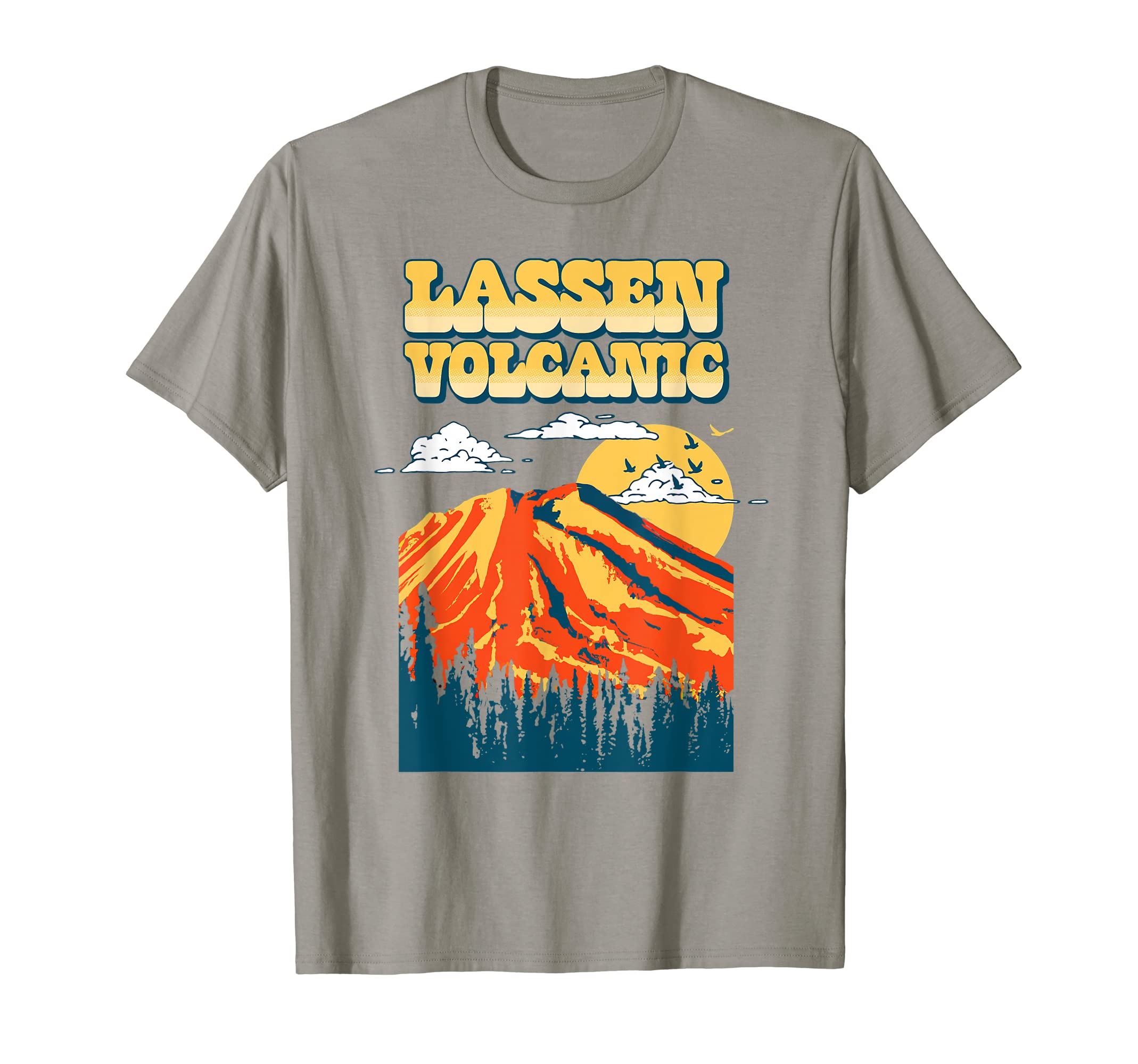 Lassen Volcanic National Park Wpa T-Shirt - Custom Art Print Unisex - T-Shirt, Sweatshirt, Hoodie