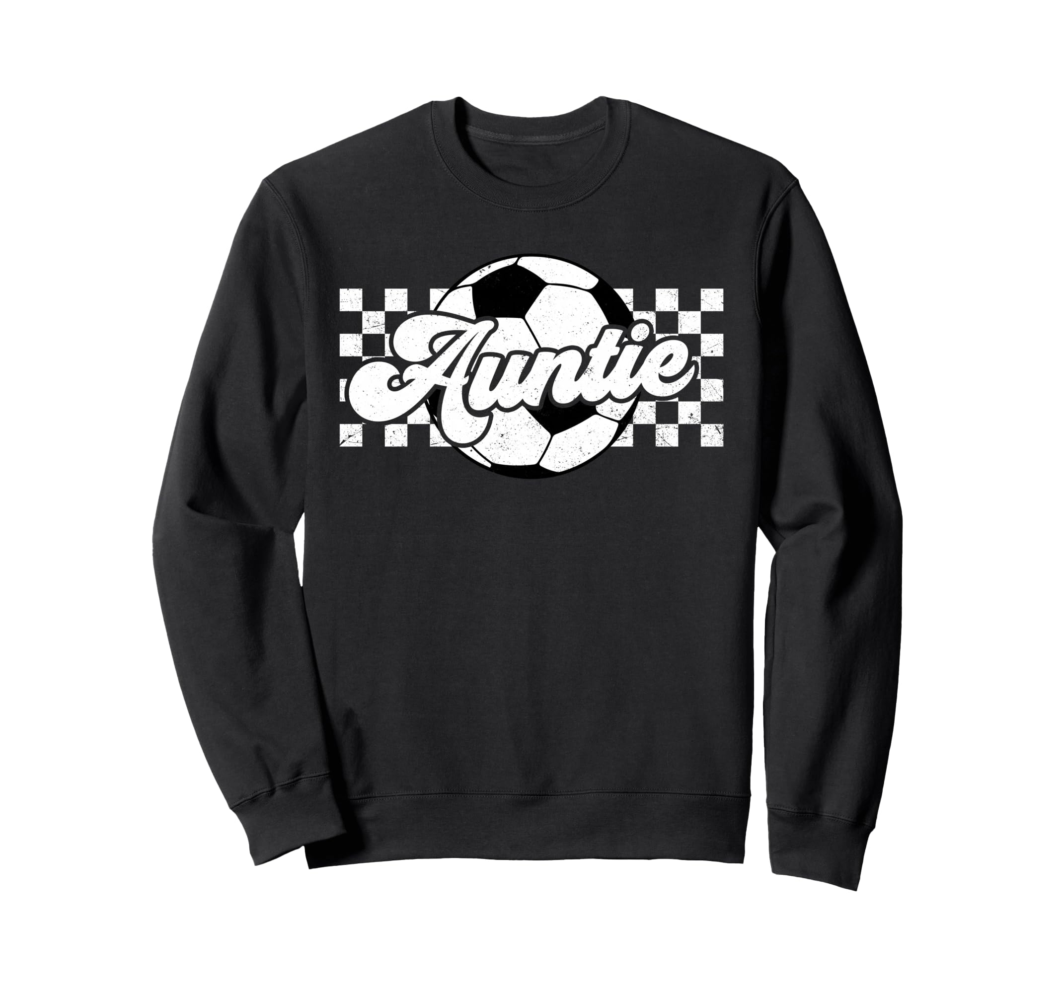 Soccer Auntie Aunt Lover Family Mothers Sweatshirt - Graphic Print Unisex - T-Shirt, Sweatshirt, Hoodie