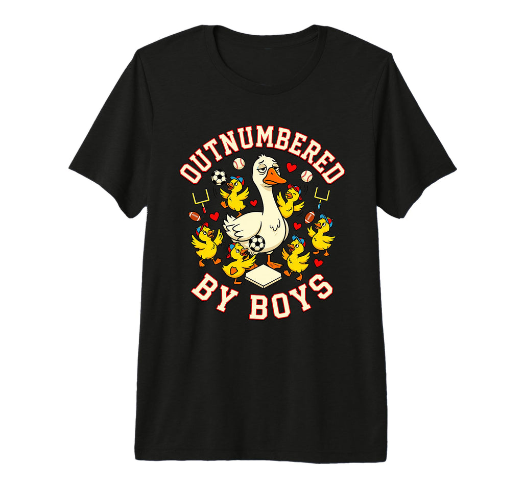 Outnumbered Ducklings Football Soccer T-Shirt - Fun Novelty Design Unisex - T-Shirt, Sweatshirt, Hoodie