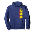 Ecuador Flag Tricolor Vertical Hoodie - Trendy Graphic for Adults - T-Shirt, Sweatshirt, Hoodie