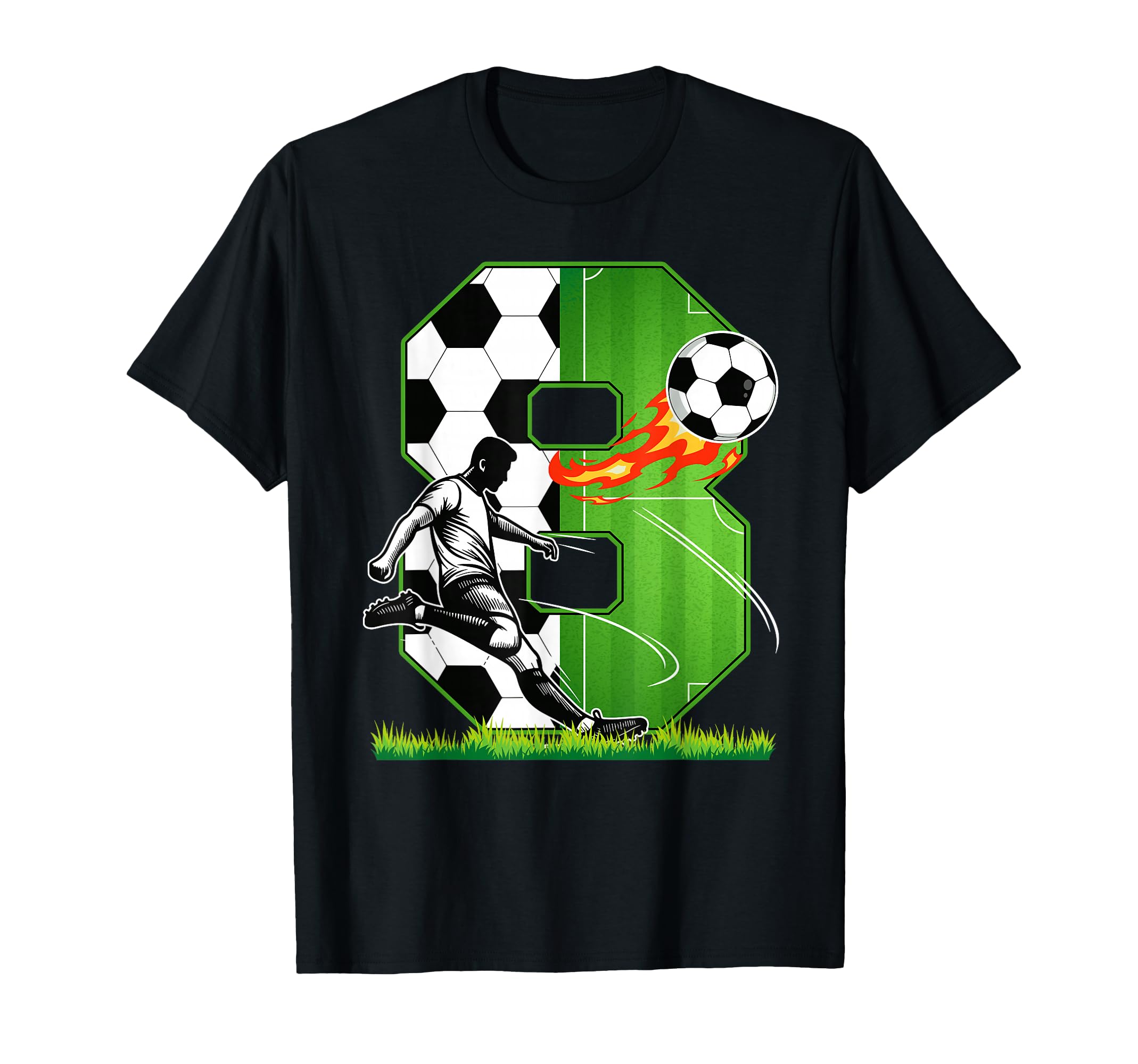 8Th Birthday Sport Party 8 Year Old T-Shirt - Novelty Apparel for Adults - T-Shirt, Sweatshirt, Hoodie