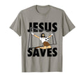 Funny Soccer Art Jesus Goalkeeper T-Shirt - Novelty Apparel Men Women - T-Shirt, Sweatshirt, Hoodie