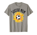 Soccer Mom Sunflower Soccer T-Shirt - Unique Graphic Men Women - T-Shirt, Sweatshirt, Hoodie