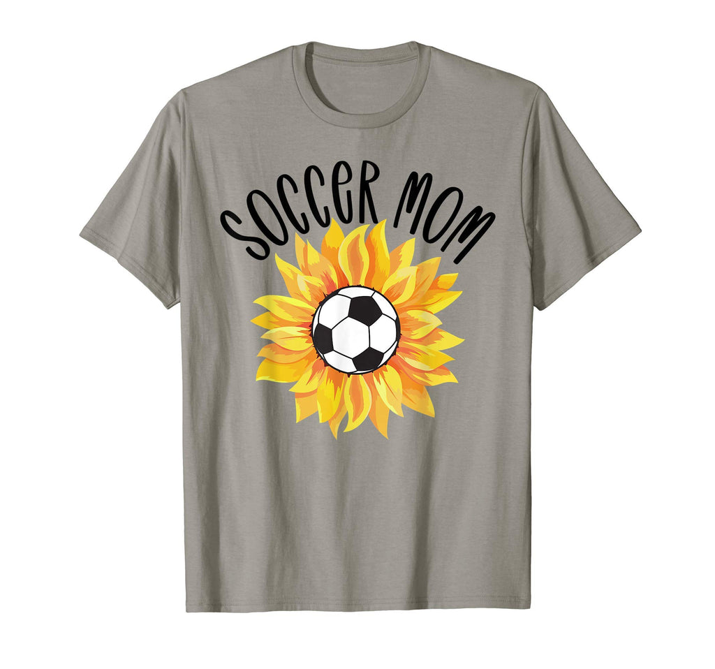 Soccer Mom Sunflower Soccer T-Shirt - Casual Everyday Wear Unisex - T-Shirt, Sweatshirt, Hoodie