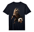 Sea Lion Soccer Performance T-Shirt - Custom Art Print Men Women - T-Shirt, Sweatshirt, Hoodie