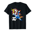 Dabbing Unicorn Scotland Soccer Fan T-Shirt - Novelty Apparel Unisex - T-Shirt, Sweatshirt, Hoodie