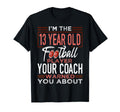 Football 13Th Birthday Party Player T-Shirt - Unique Graphic Unisex - T-Shirt, Sweatshirt, Hoodie