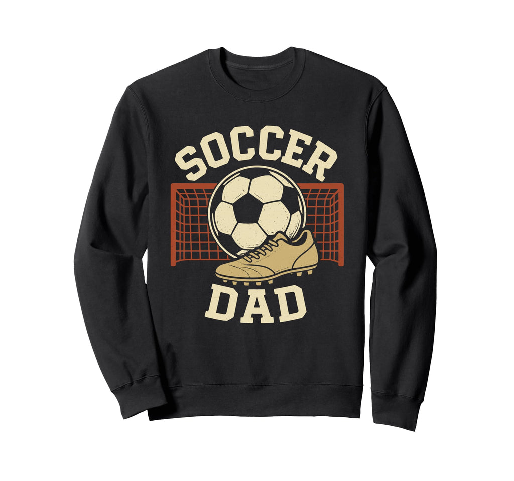 Soccer Dad Football Father Fan Sweatshirt - Minimalist Print Unisex - T-Shirt, Sweatshirt, Hoodie