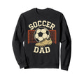 Soccer Dad Football Father Fan Sweatshirt - Minimalist Print Unisex - T-Shirt, Sweatshirt, Hoodie