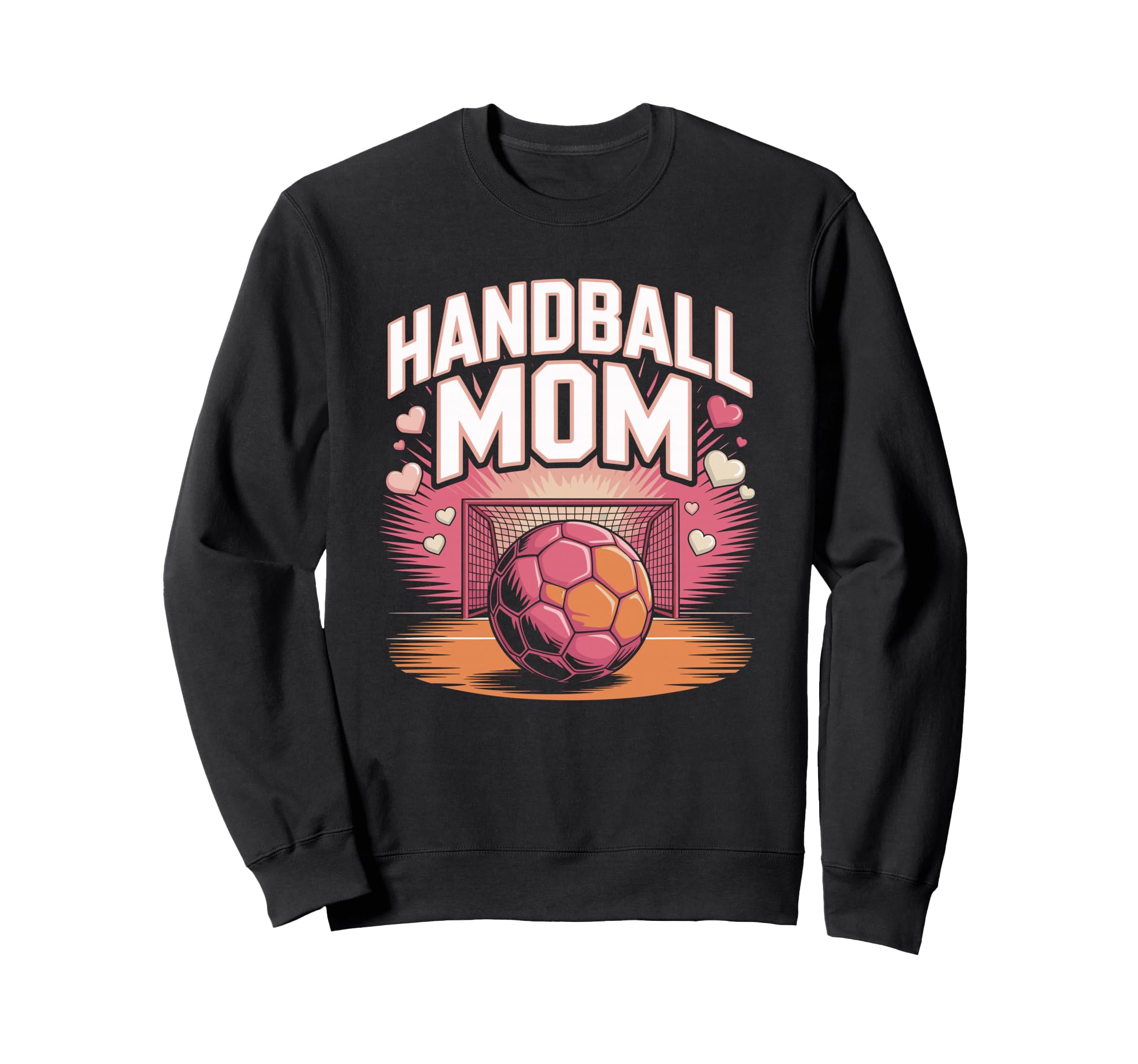 Handball Mom Heart Goalkeeper Sweatshirt - Minimalist Print Men Women - T-Shirt, Sweatshirt, Hoodie