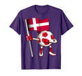 Denmark Soccer Jersey Danish Flag Football T-Shirt - Trendy Graphic Unisex - T-Shirt, Sweatshirt, Hoodie
