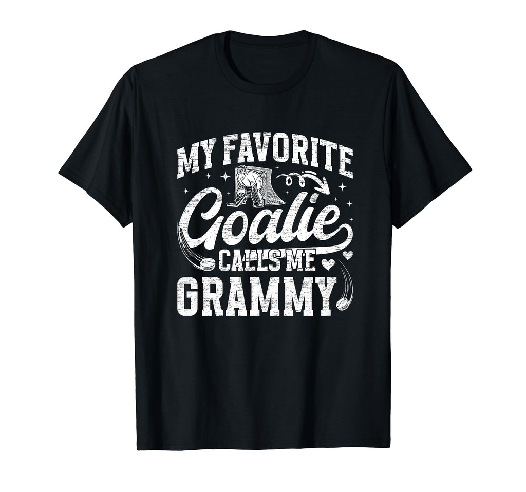 Favorite Ice Hockey Goalie Grammy Ice T-Shirt - Graphic Print for Adults - T-Shirt, Sweatshirt, Hoodie