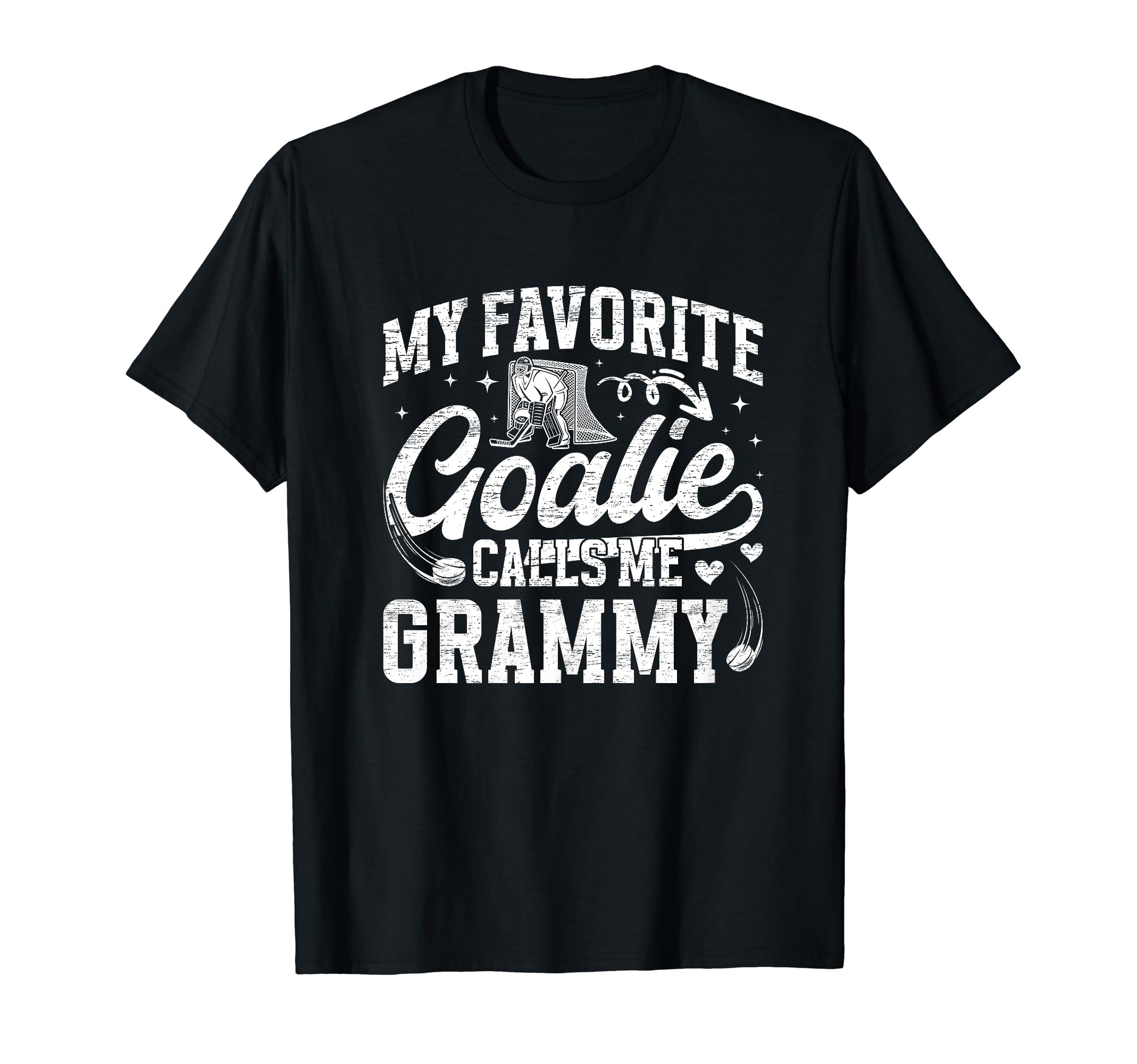 Favorite Ice Hockey Goalie Grammy Ice T-Shirt - Graphic Print for Adults - T-Shirt, Sweatshirt, Hoodie