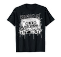 Raised 80S 90S Old School Hip Hop T-Shirt - Fun Novelty Design for Adults - T-Shirt, Sweatshirt, Hoodie
